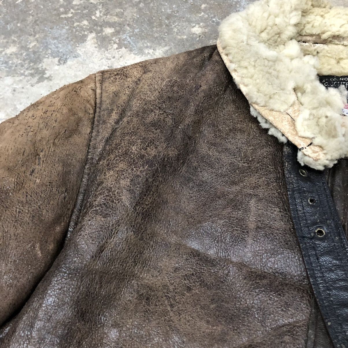 Avirex VTG Avirex THRASHED US Army Air Force Sheepskin B3 Jacket 🇺🇸 Size US M / EU 48-50 / 2 - 5 Thumbnail