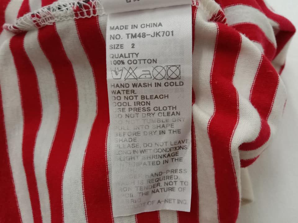 Tsumori Chisato Tsumori Chisato Stripes Tshirt Size US M / EU 48-50 / 2 - 11 Thumbnail