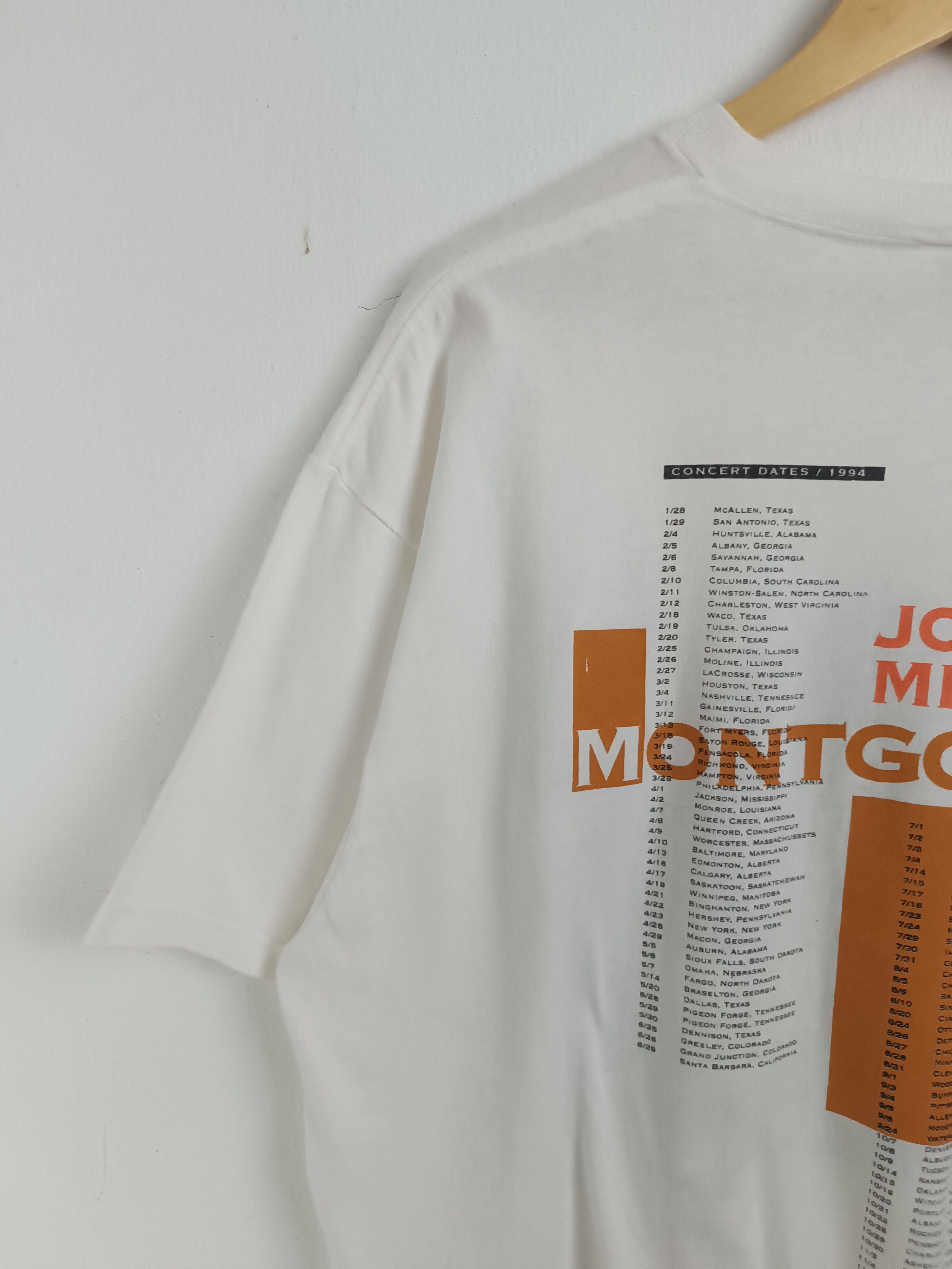 Country Road VINTAGE 1994 JOHN MICHAEL MONTGOMERY TOUR COUNTRY SINGER Size US XL / EU 56 / 4 - 12 Thumbnail