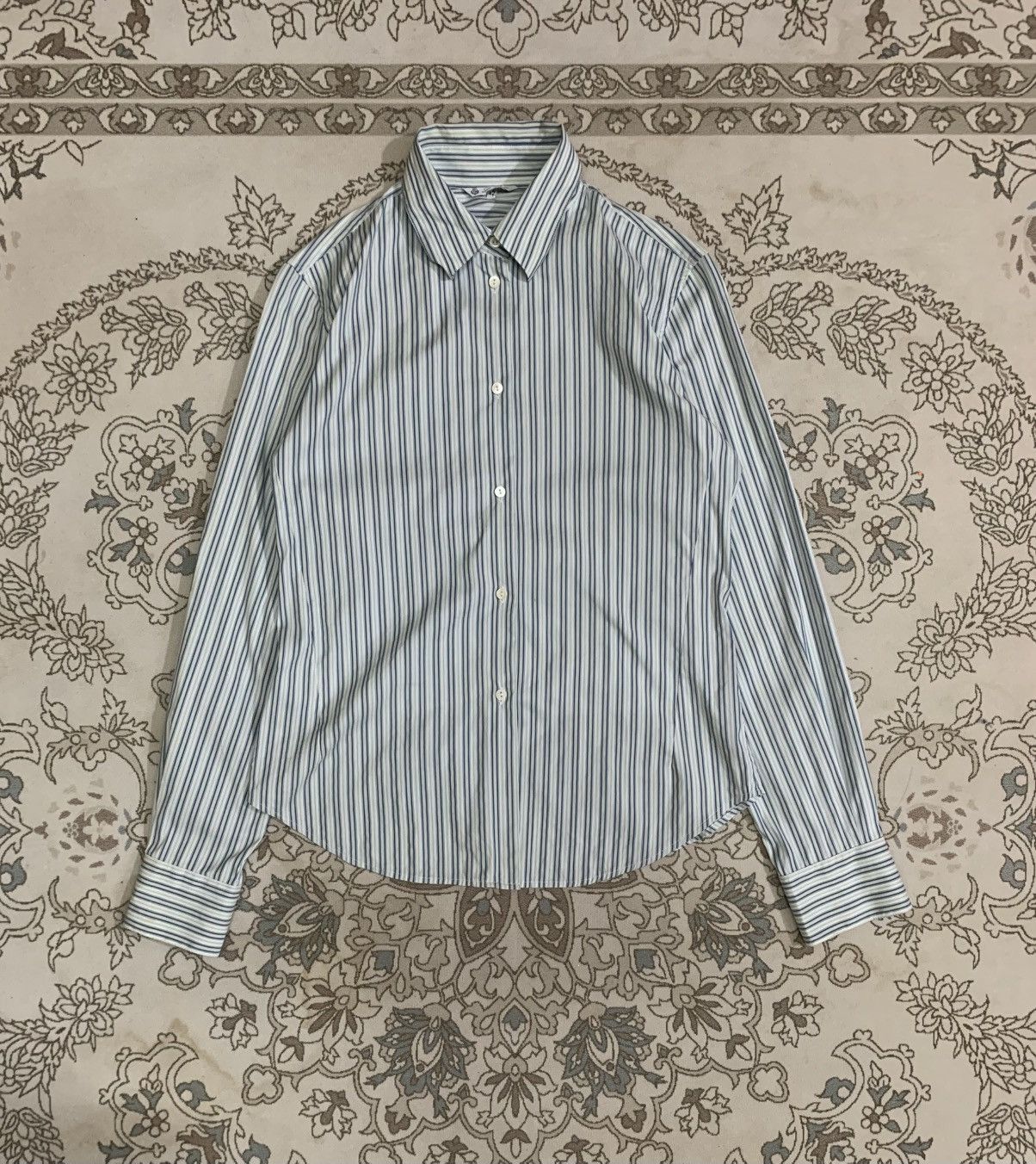 Loro Piana LORO PIANA STRIPES BUTTON SHIRT Size M / US 6-8 / IT 42-44 - 1 Thumbnail