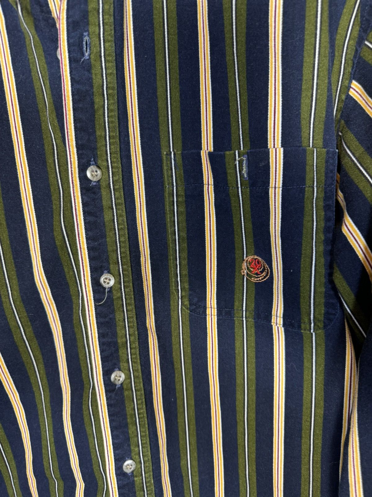 Vintage × Wrangler Vintage Twenty X Wrangler Striped Button Up Shirt Size US L / EU 52-54 / 3 - 5 Thumbnail
