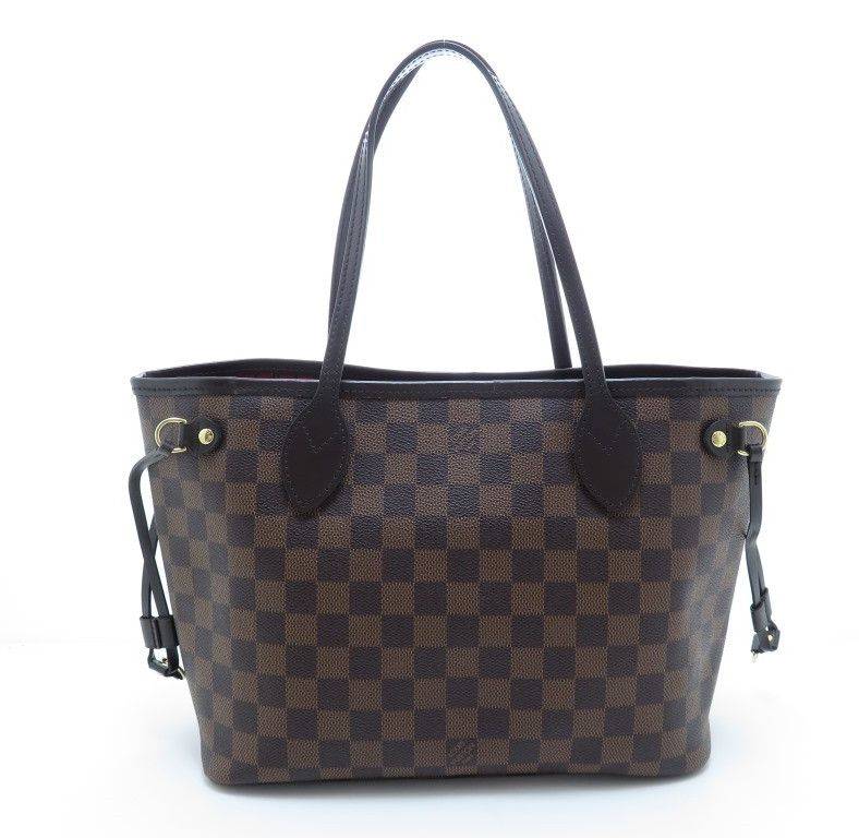 Louis Vuitton Neverfull PM Damier Ebene Tote Bag