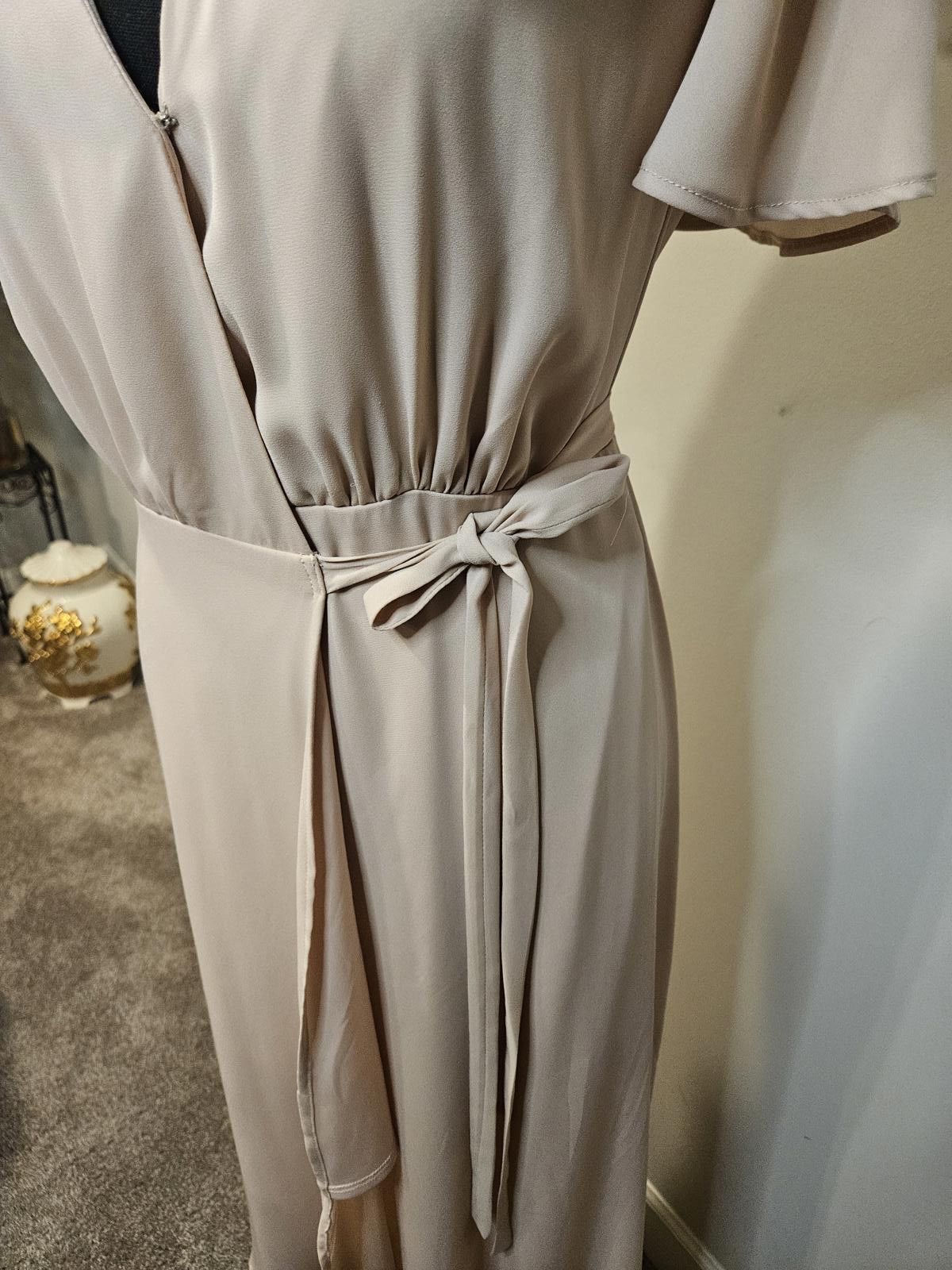Designer Show Me Your Mumu XX-Small Wrap Dress - Elegant Blush Size XXS / US 00 / IT 34 - 4 Thumbnail