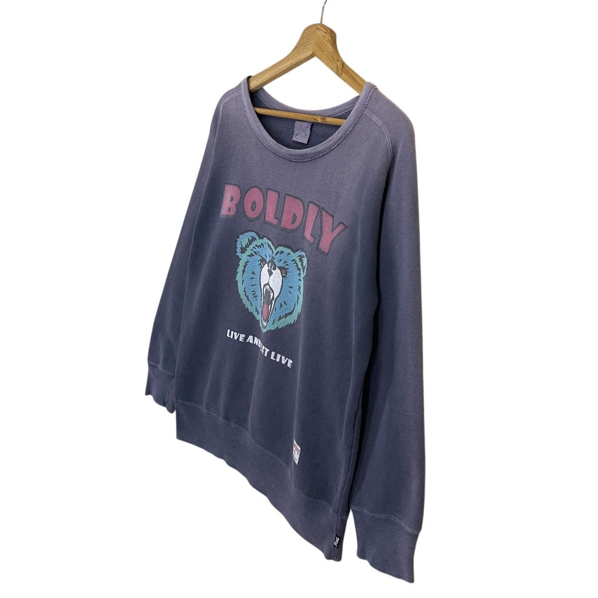Japanese Brand RNA Boldly Big Logo Crewneck Sweatshirt Size US M / EU 48-50 / 2 - 3 Thumbnail