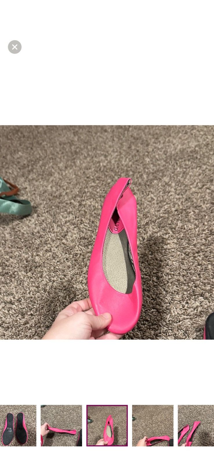 Other Pink flats Size US 7.5 / IT 37.5 - 6 Thumbnail