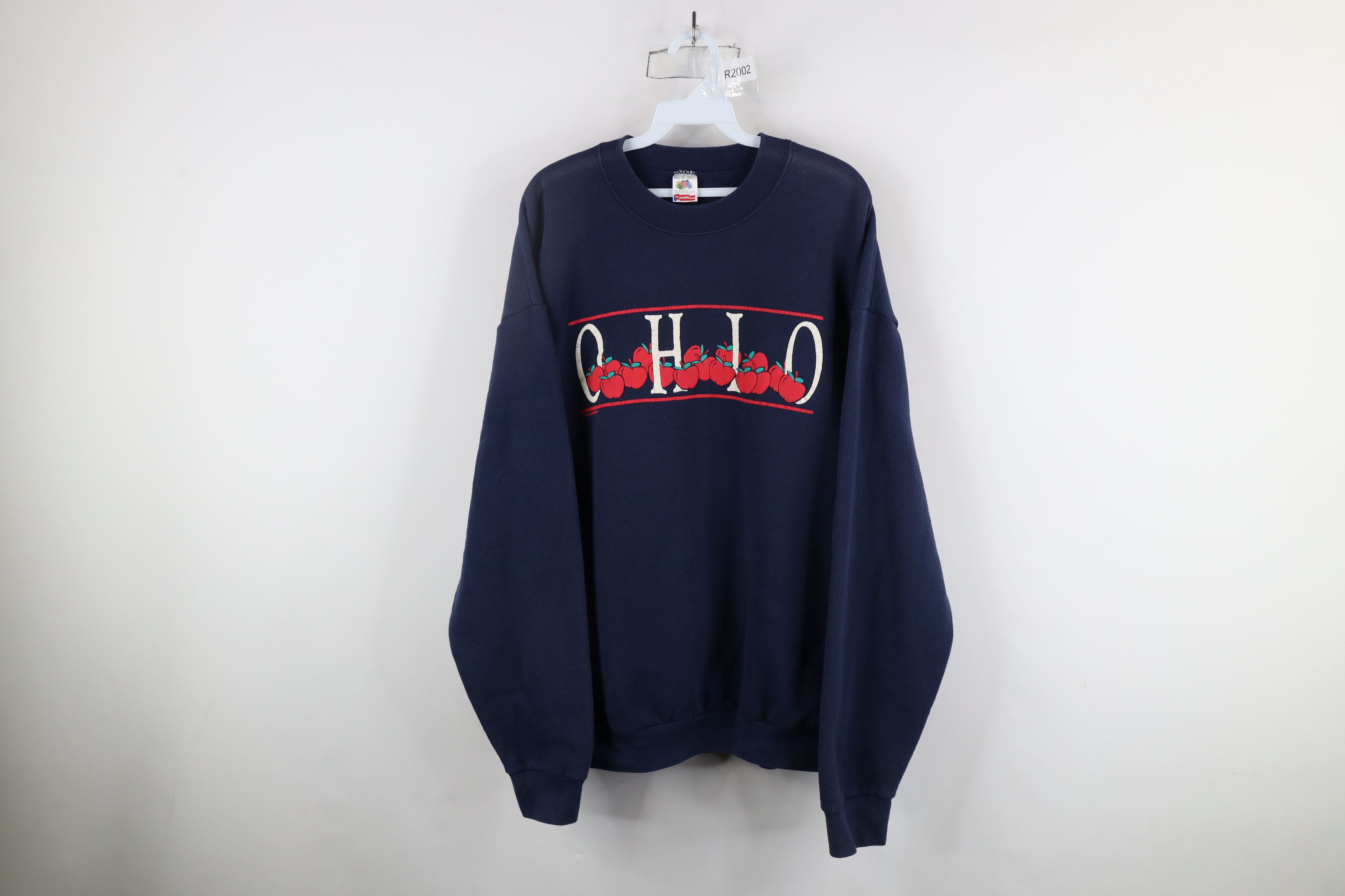 Vintage Vintage 90s Streetwear Out Ohio Apple Orchard Sweatshirt USA Size XXL / US 16-18 / IT 52-54 - 1 Thumbnail