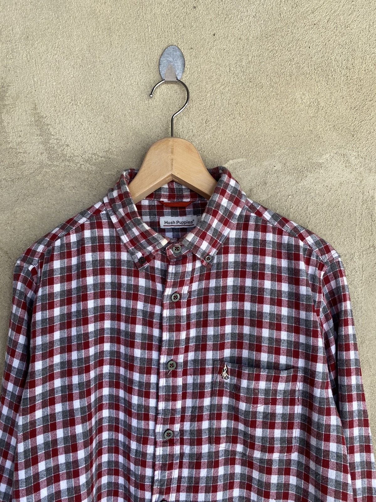 Hush Puppies Hush Puppies Plaid Tartan Flannel Shirt Button Up Size US M / EU 48-50 / 2 - 3 Thumbnail