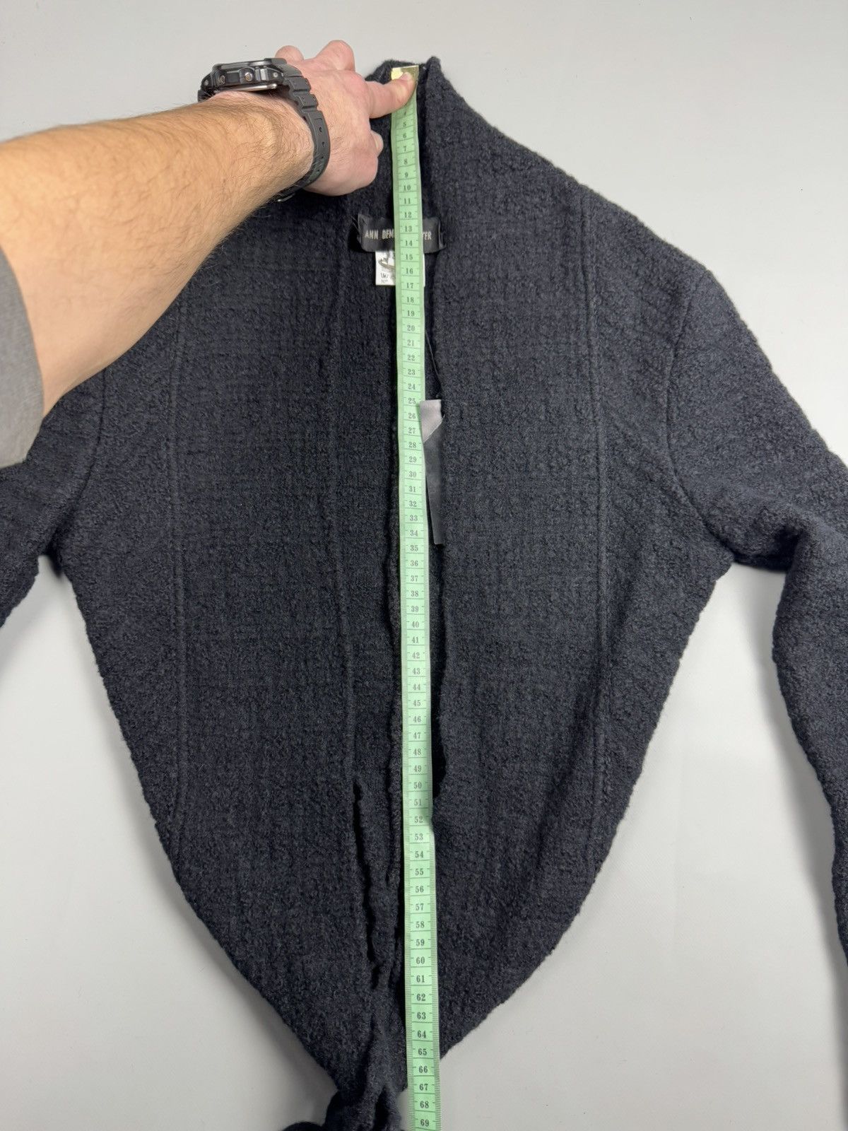 Ann Demeulemeester Ann Demeulemeester Boiled Knitted Wool Cape / Bolero Size 38 Size XS / US 0-2 / IT 36-38 - 10 Thumbnail