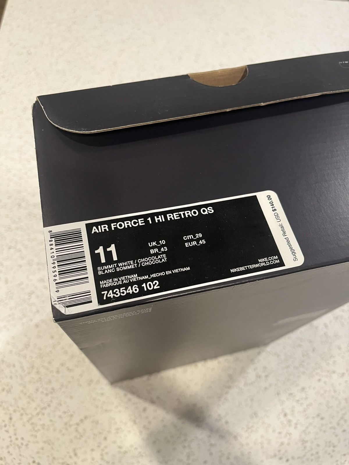 Nike Nike Air Force 1 Hi Retro QS Size US 11 / EU 44 - 10 Thumbnail
