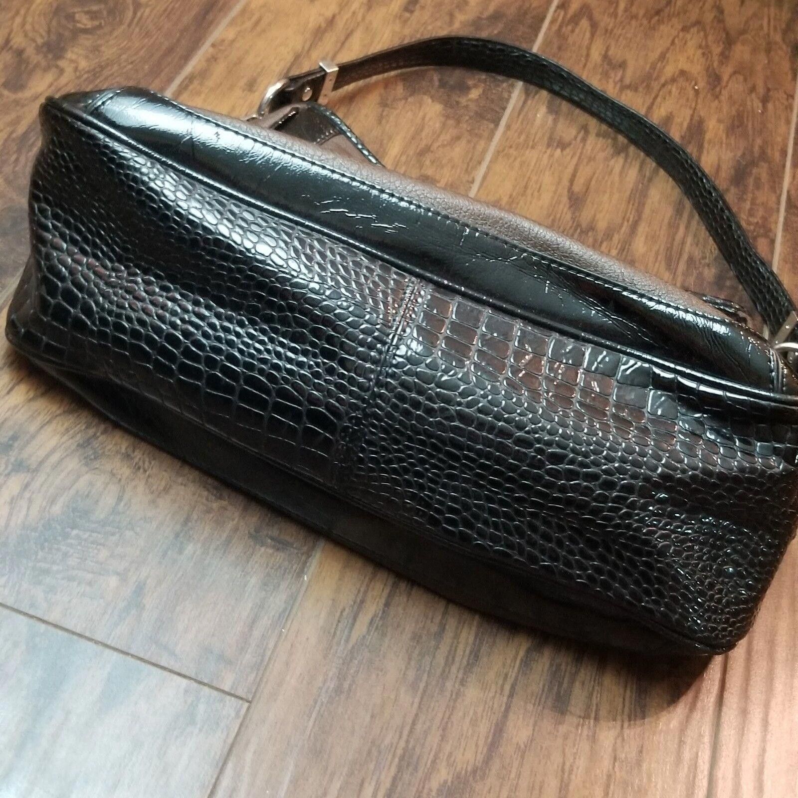 Designer Dana Buchman Purse Brown Black Shoulder Bag winter fall Size ONE SIZE - 2 Thumbnail