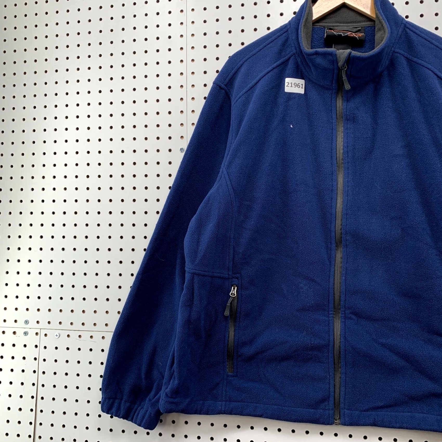 Free Country Free Country Fleece Full Zip Jacket Mens XL Blue Zipper Pockets 25x29 Size US XL / EU 56 / 4 - 3 Thumbnail