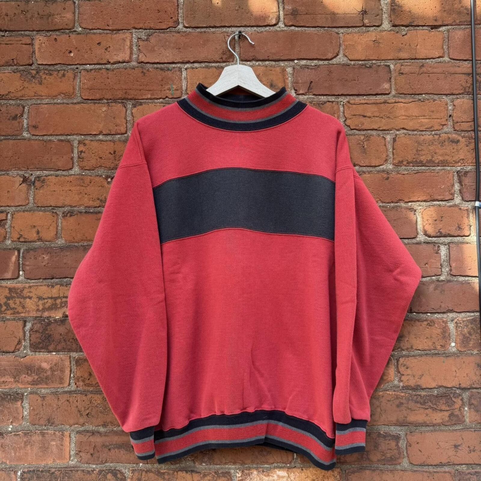 Hanes vintage Hanes signature blank striped crewneck sweatshirt M Size US M / EU 48-50 / 2 - 1 Thumbnail