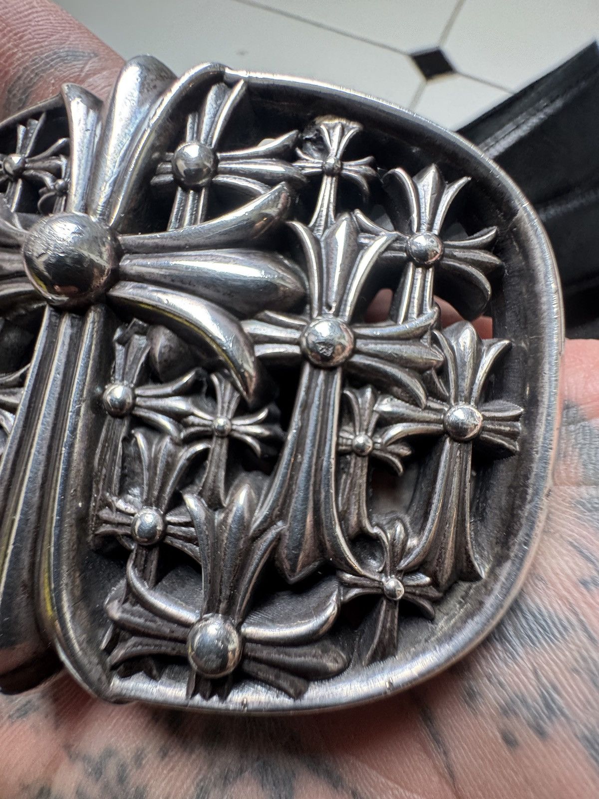 Chrome Hearts Chrome Hearts Cemetery Buckle 1.5 inch Size ONE SIZE - 9 Thumbnail
