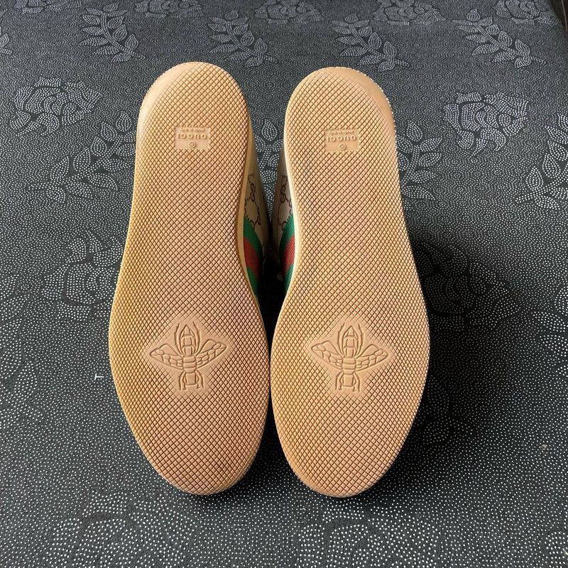 Gucci GUCCI Screener Vintage Leather Sneakers for Men - Size US 10 / EU 43 - 4 Thumbnail