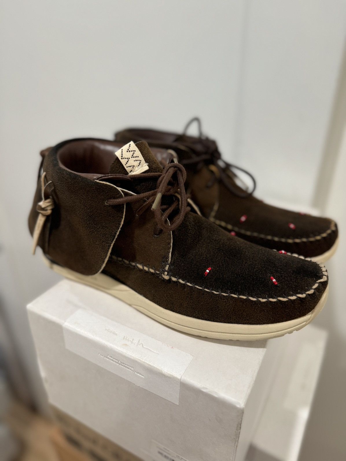 Japanese Brand × Visvim New VISVIM FBT LHAMO FOLK BROWN sz 9 Size US 9 / EU 42 - 5 Thumbnail
