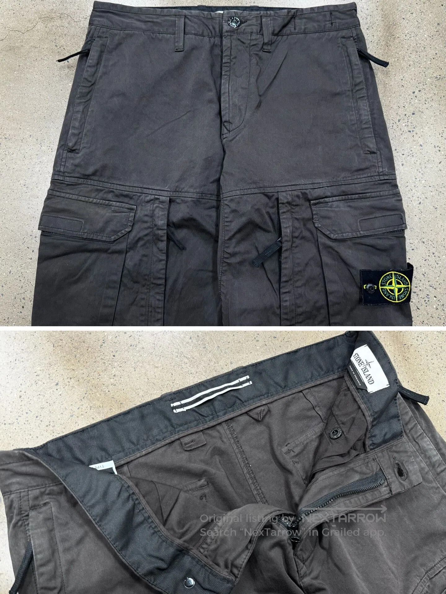 Stone Island Stone Island Wide Leg Cargo Pants. Size US 30 / EU 46 - 4 Thumbnail