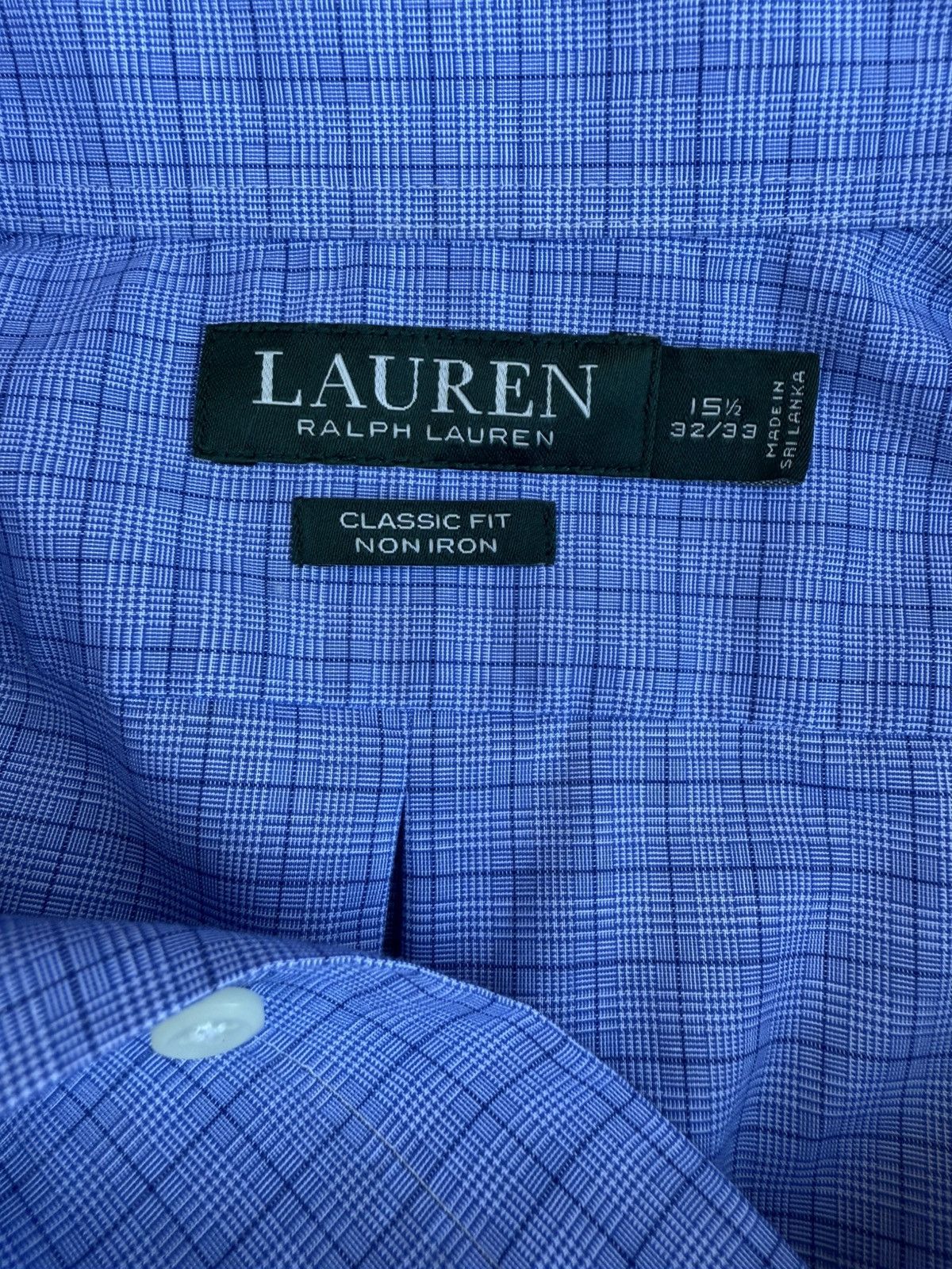 Lauren Ralph Lauren Lauren Ralph Lauren Dress Shirt Size 15 1/2 32/33 Plaid Size US M / EU 48-50 / 2 - 10 Thumbnail