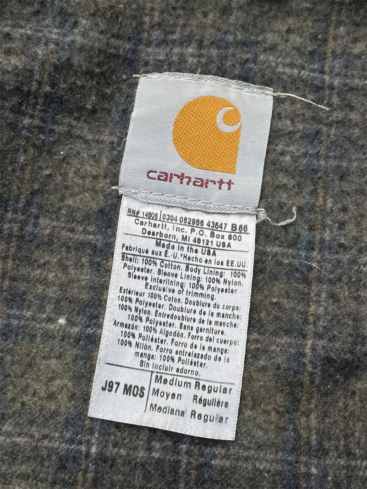 Carhartt Vintage Faded Mosgreen Carhartt Detroit Jacket J97-MOS Size US M / EU 48-50 / 2 - 5 Thumbnail