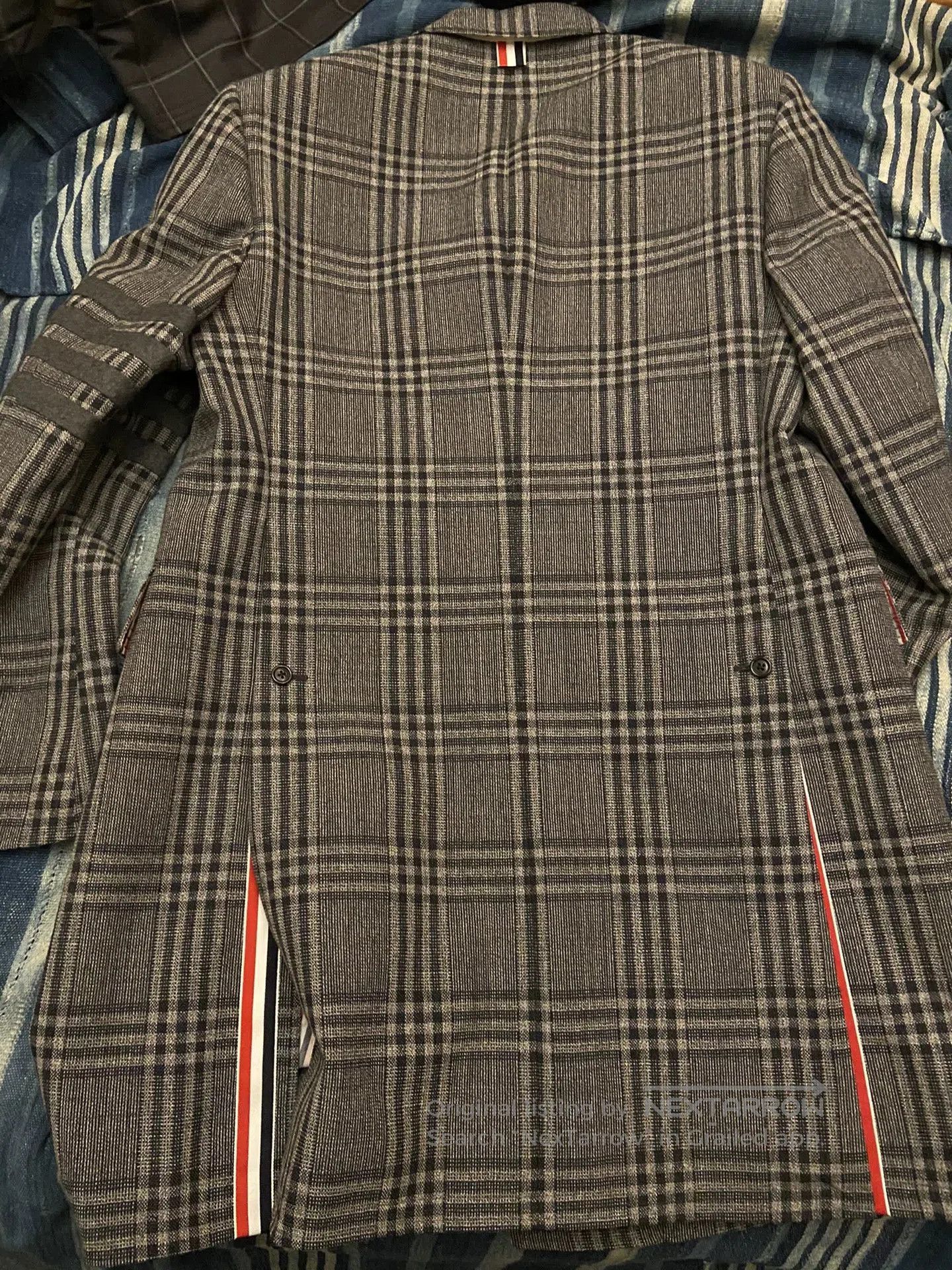 Thom Browne thom browne plaid chesterfield coat gray. Size US L / EU 52-54 / 3 - 2 Thumbnail