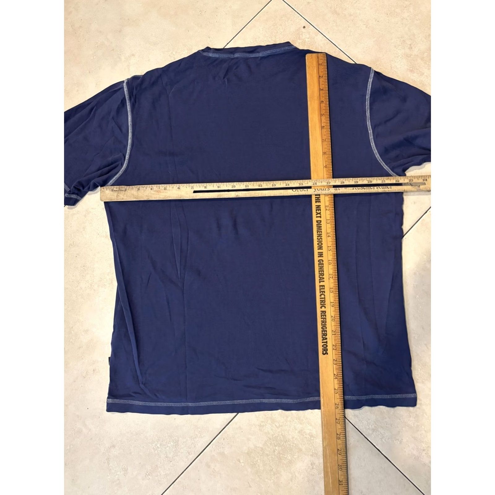 Vintage VINTAGE ZegnaSport Shirt Mens M Blue Contrast Stitch Crewneck Casual Tee T-Shirt Size US M / EU 48-50 / 2 - 5 Thumbnail