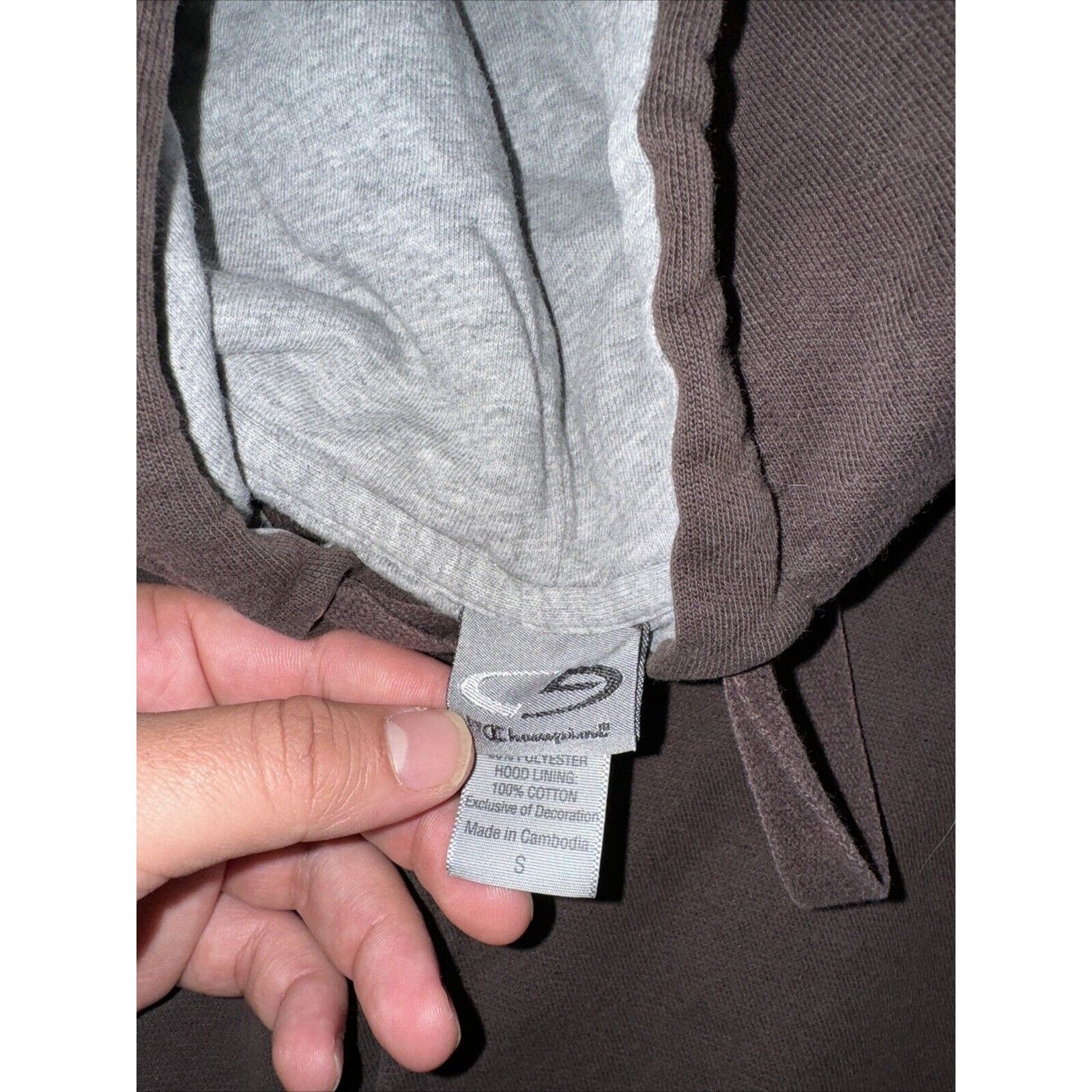 Champion × Vintage Champion Pull Over Hoodie Brown Small 21x22 Size US S / EU 44-46 / 1 - 3 Thumbnail