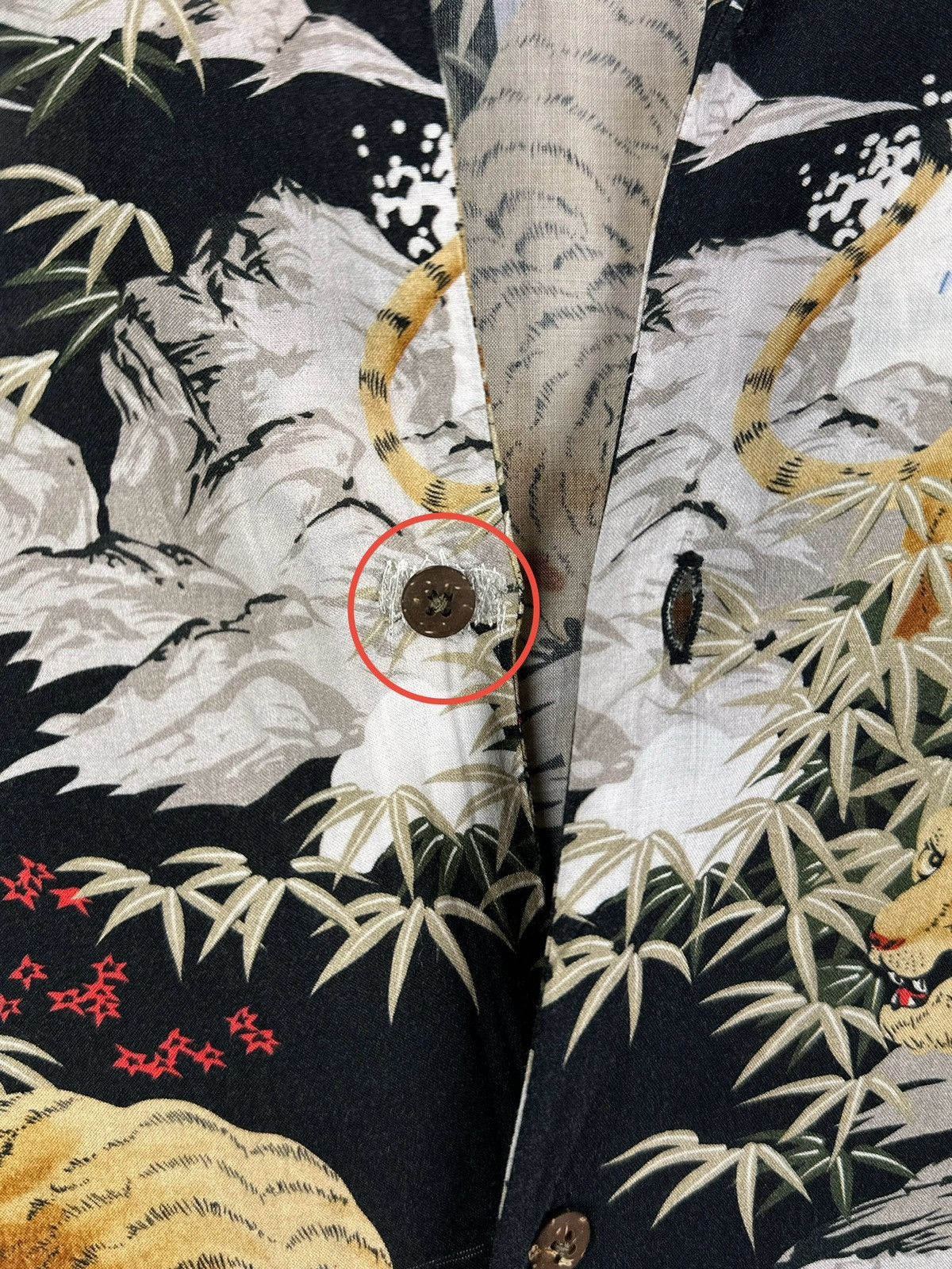 Allsaints Allsaints Sumatra Long Sleeve Shirt Tiger Print Hawaiian Size US S / EU 44-46 / 1 - 11 Thumbnail