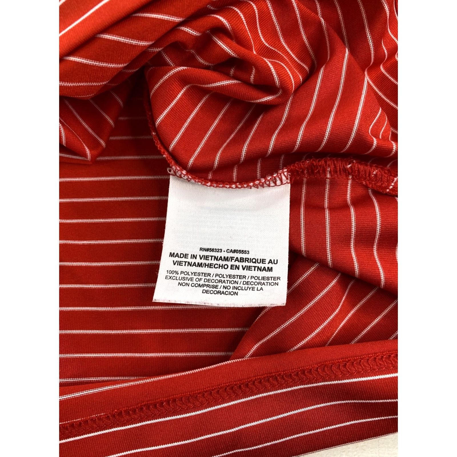 Nike Nike Golf Tour Performance Dri Fit Red Stripe Men’s Polo Shirt XL-12183 Size US XL / EU 56 / 4 - 7 Thumbnail