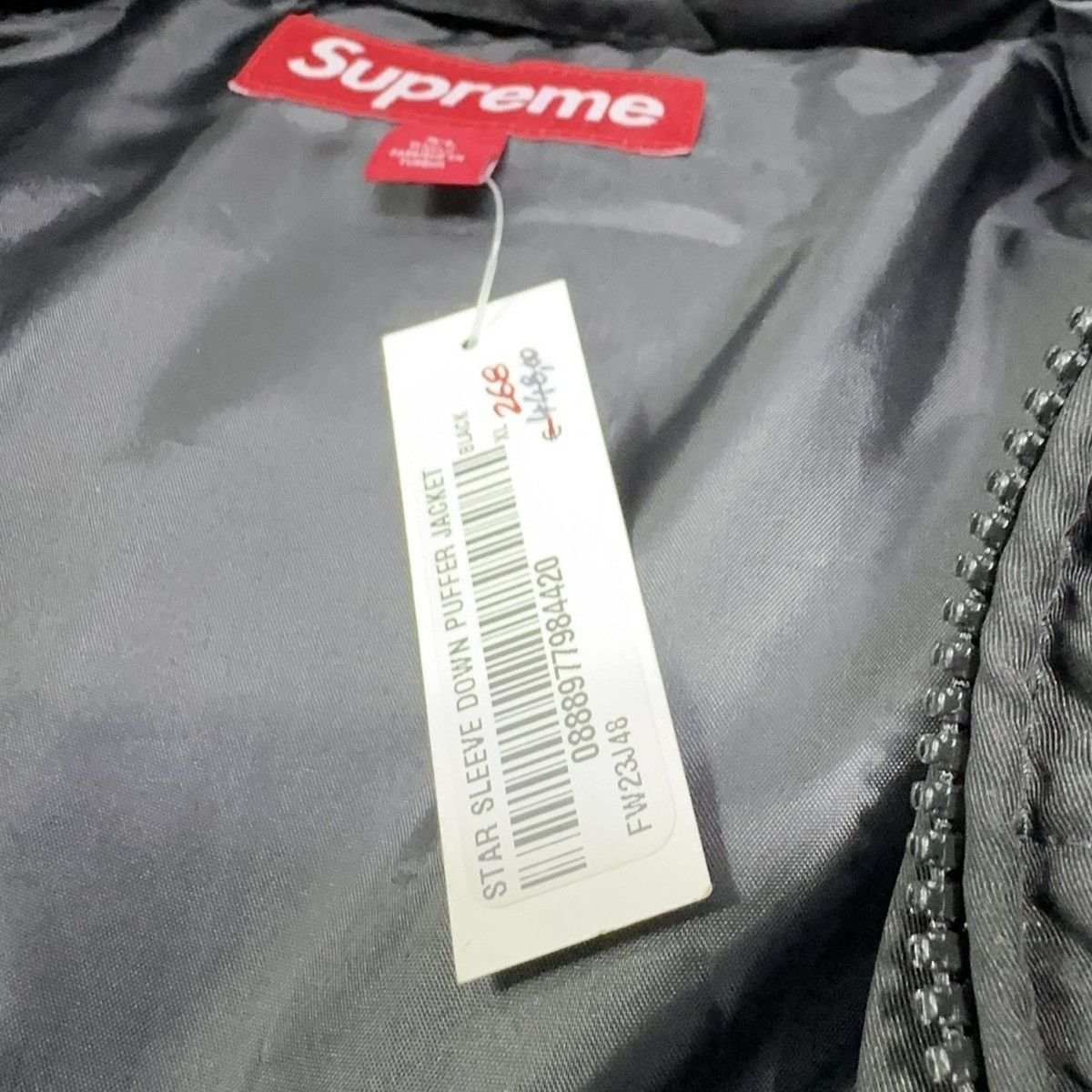 Supreme Supreme Star Sleeve Down Puffer Jacket Size US XL / EU 56 / 4 - 3 Thumbnail
