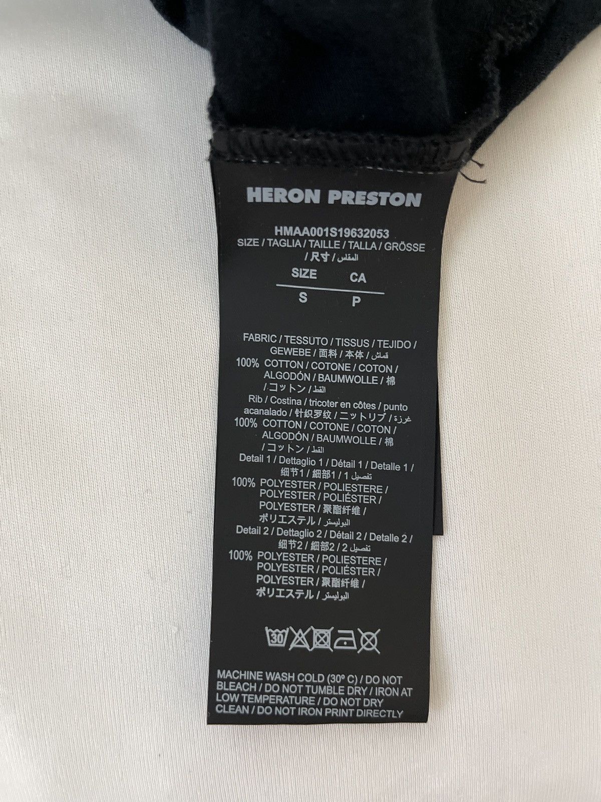 Heron Preston Heron Preston Industrial Logo T-Shirt “Melted” Size US S / EU 44-46 / 1 - 6 Thumbnail