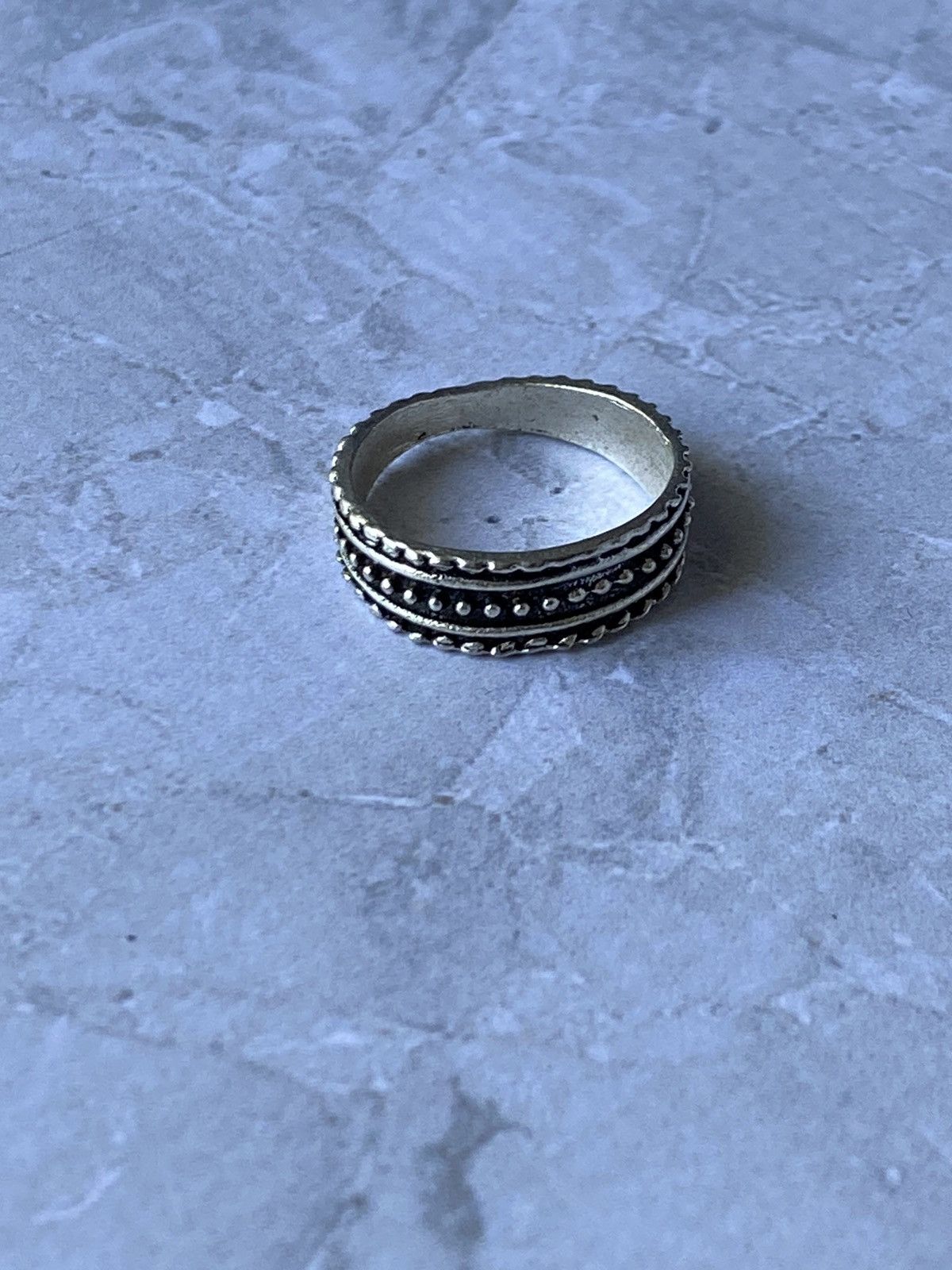 Japanese Brand Textured Granule Ring, Size 10 Size ONE SIZE - 1 Thumbnail