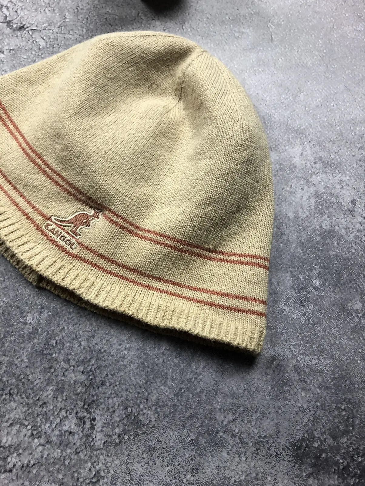 Kangol KANGOL Vintage Mini Logo Striped Hype Cap Hat Streetwear Size ONE SIZE - 3 Thumbnail