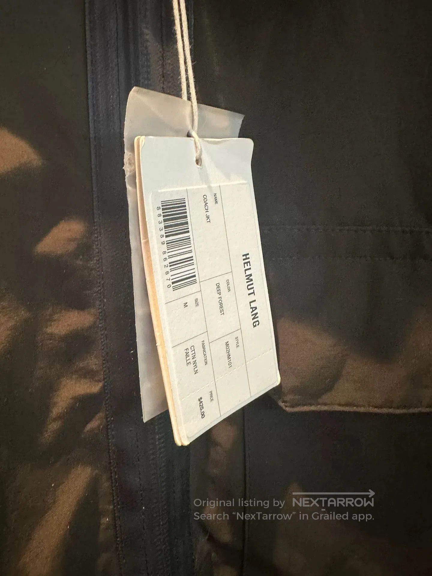 Helmut Lang Helmut Lang Olive Zip Jacket. Size US M / EU 48-50 / 2 - 3 Thumbnail