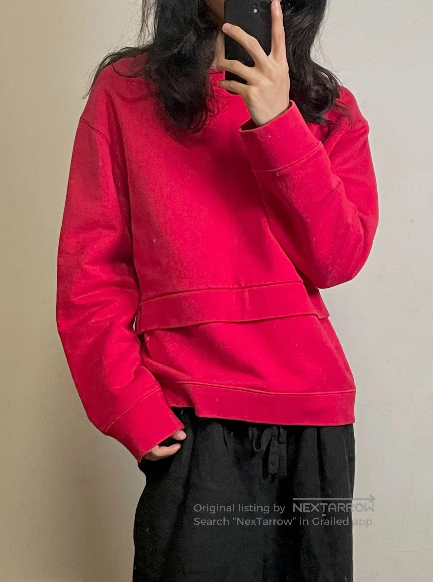 Raf Simons Raf Simons Dual Hem Sweatshirt. Size M / US 6-8 / IT 42-44 - 1 Thumbnail