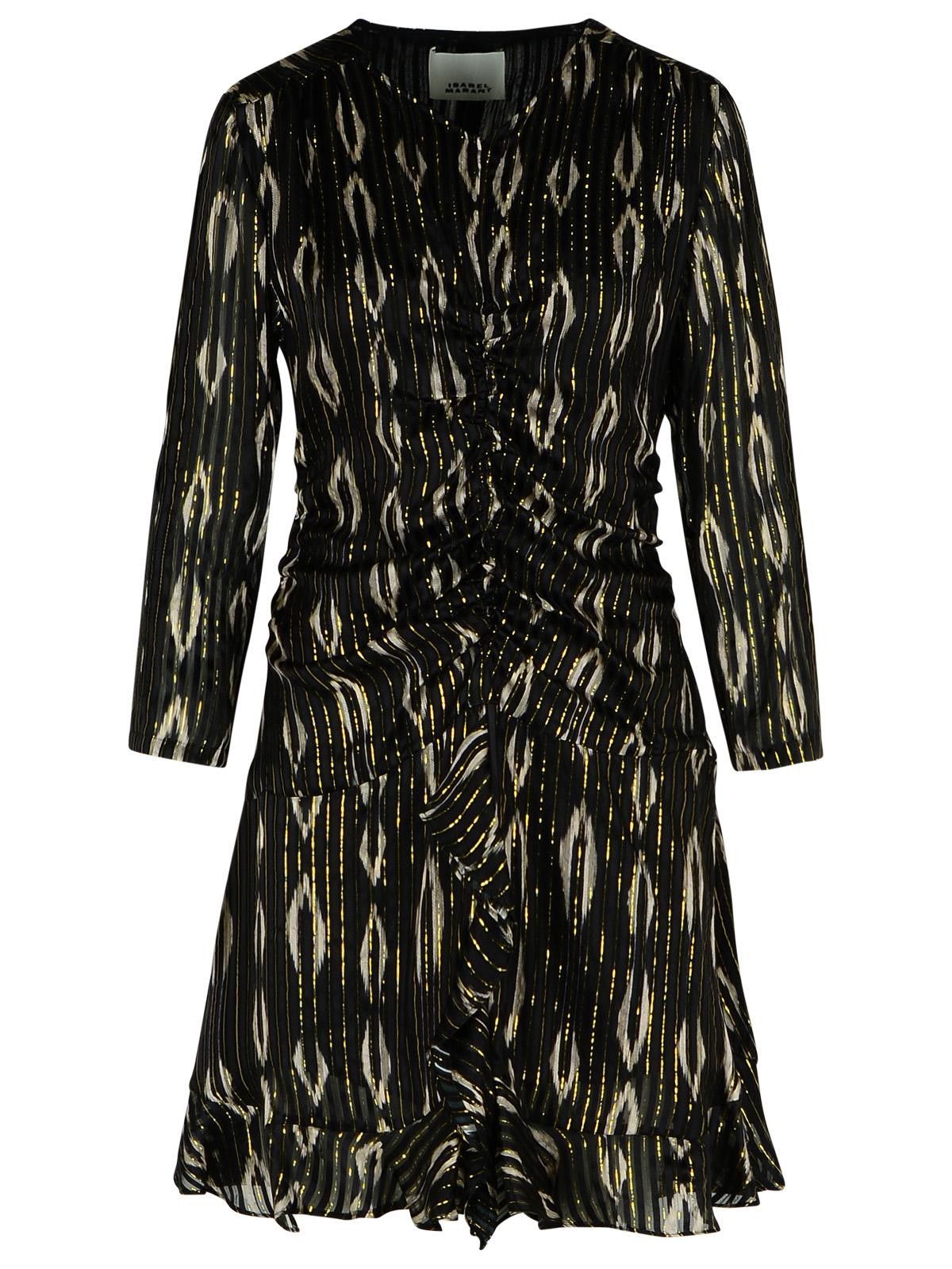 Isabel Marant ISABEL MARANT 'Octavia' Black Silk Dress Size XS / US 0-2 / IT 36-38 - 1 Thumbnail