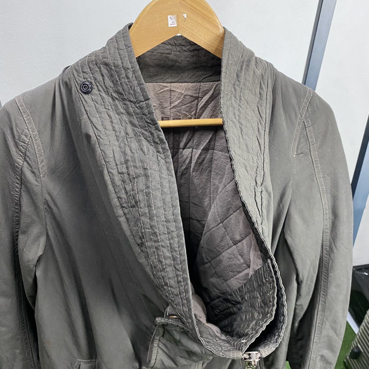 Rick Owens × Rick Owens Drkshdw Exploder parka jacket with body strap Size US XS / EU 42 / 0 - 16 Thumbnail