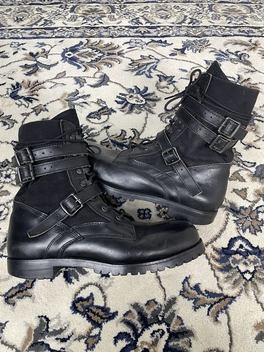 Number (N)ine Number (N)ine SS06 Axl Rose Jungle Combat Boots | Grailed