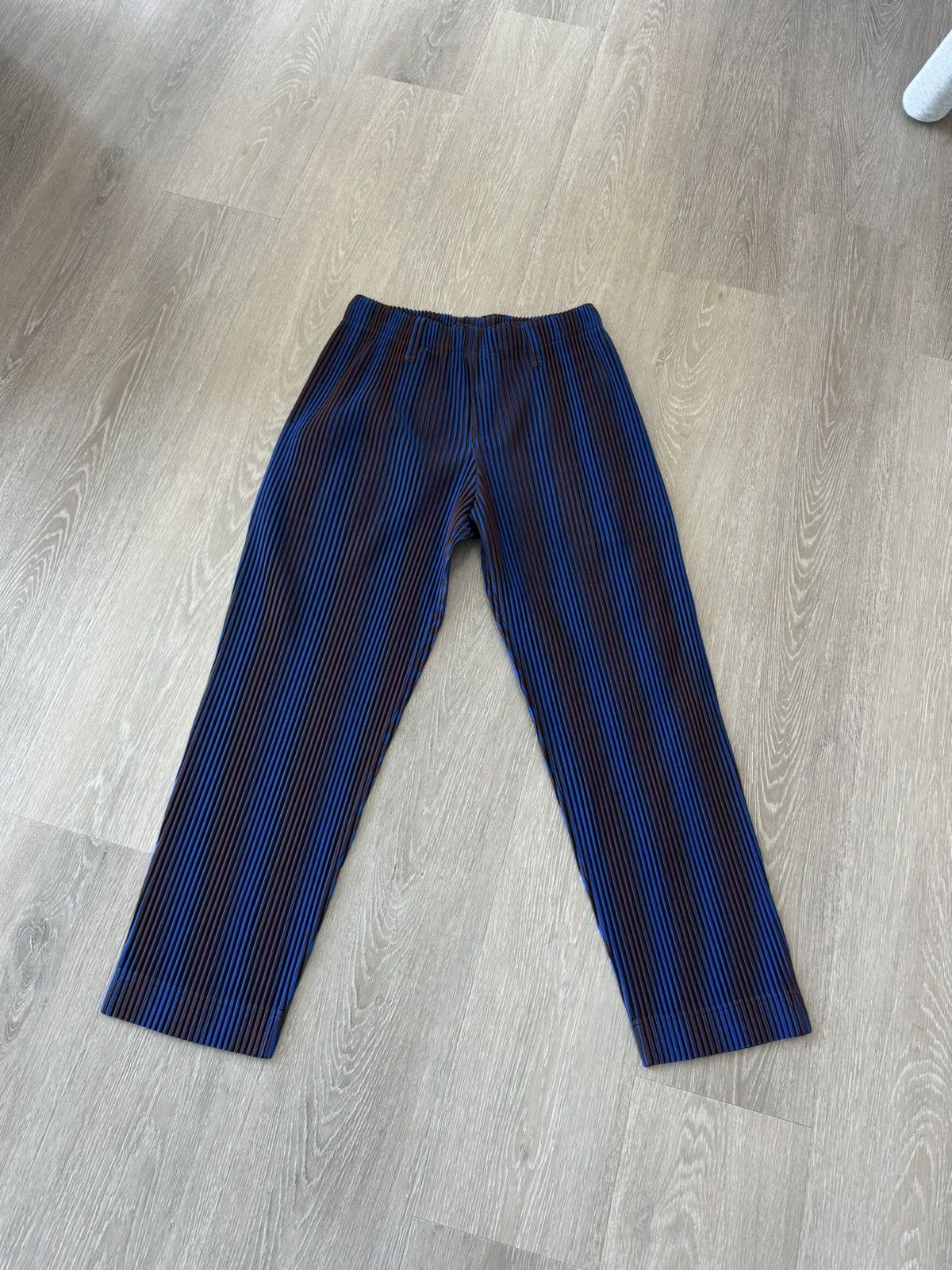 image of Homme Plisse Issey Miyake Plisse Purple Hologram Pants, Men's (Size 30)