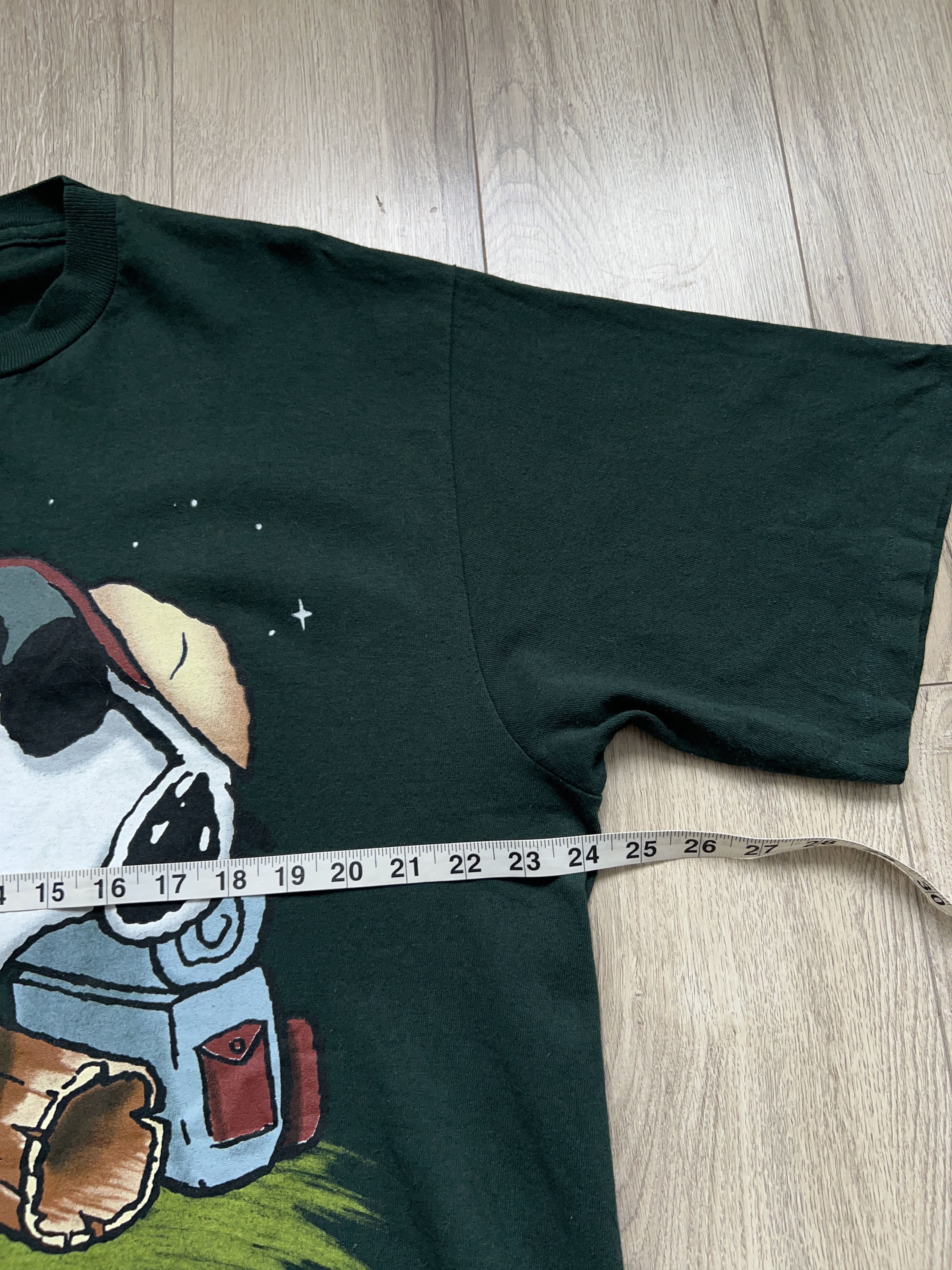 Cartoon Network × Peanuts × Vintage Snoopy Joe Camper Peanuts Comics Green T Shirt Tee XL Size US XL / EU 56 / 4 - 8 Thumbnail