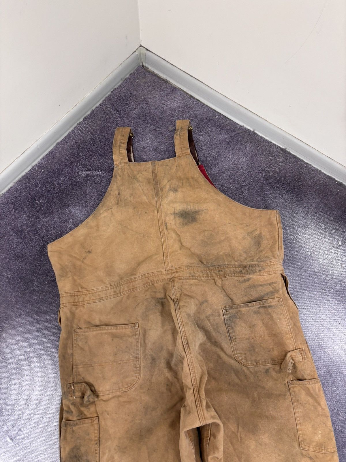Carhartt Vintage Carhartt Bib Overalls R38 BRN Double Knee USA Made Size US 44 / EU 60 - 22 Thumbnail