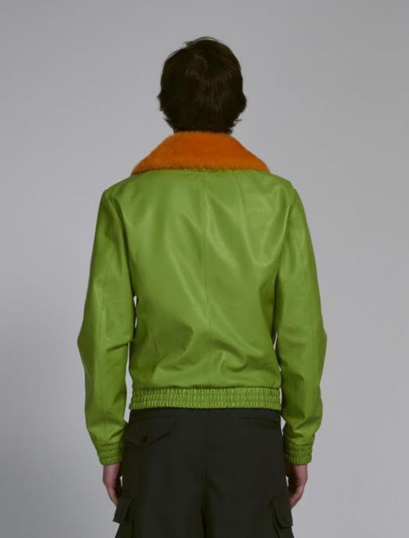 Marni o1w1db10326 Zip Shearling Jacket in Green Size US S / EU 44-46 / 1 - 2 Thumbnail