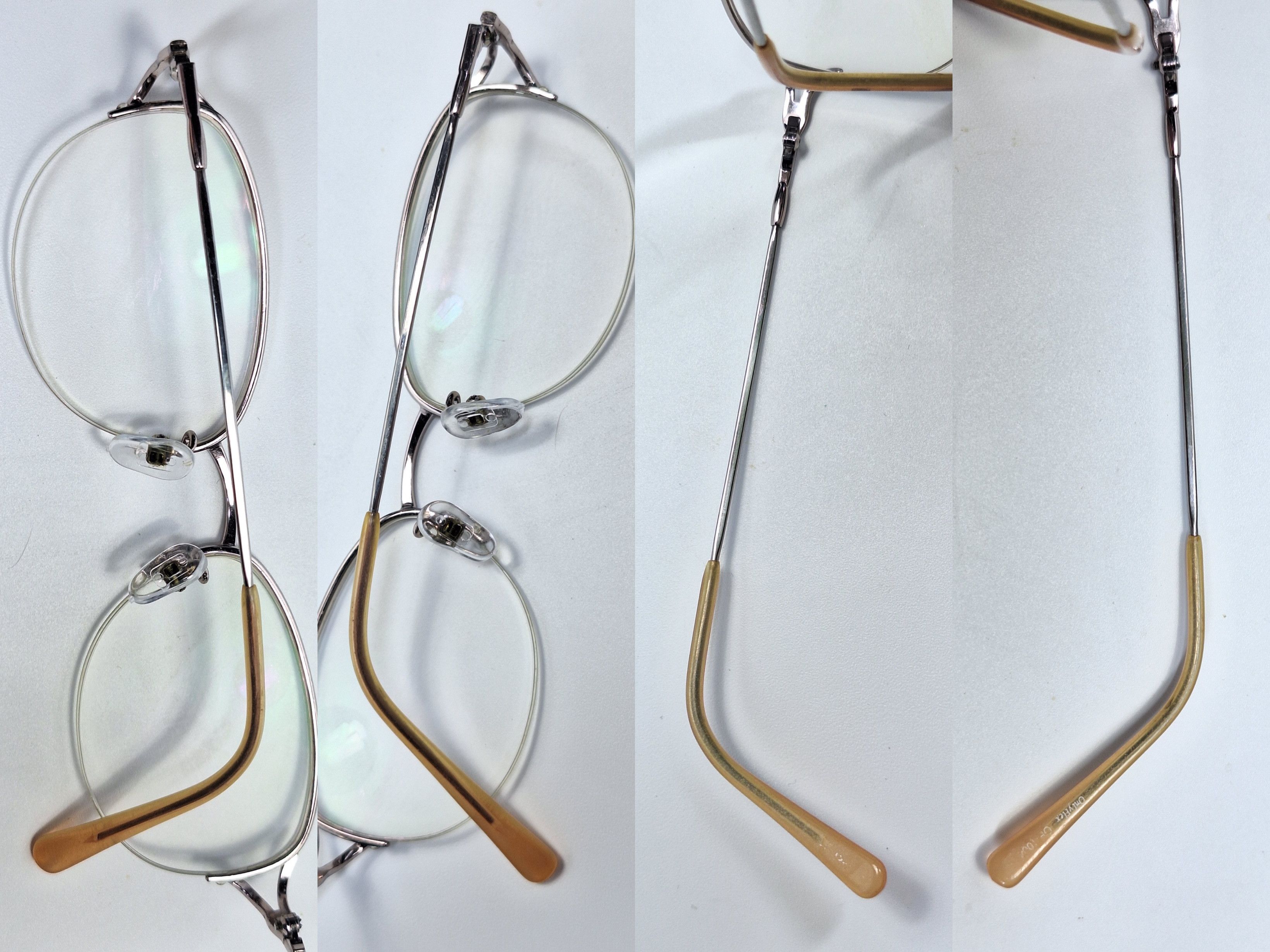 Other 90s Japan Vintage ONLYFLEX OF-1004 Half Rim Eyeglass Frame Size ONE SIZE - 4 Thumbnail