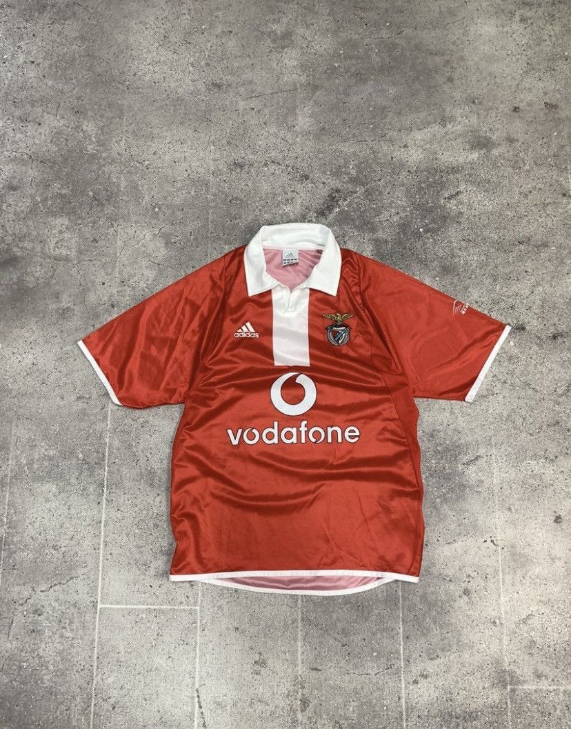 Adidas × Vintage Adidas Benfica 2004 Spain Vintage Soccer Jersey Football Tee Size US S / EU 44-46 / 1 - 1 Thumbnail