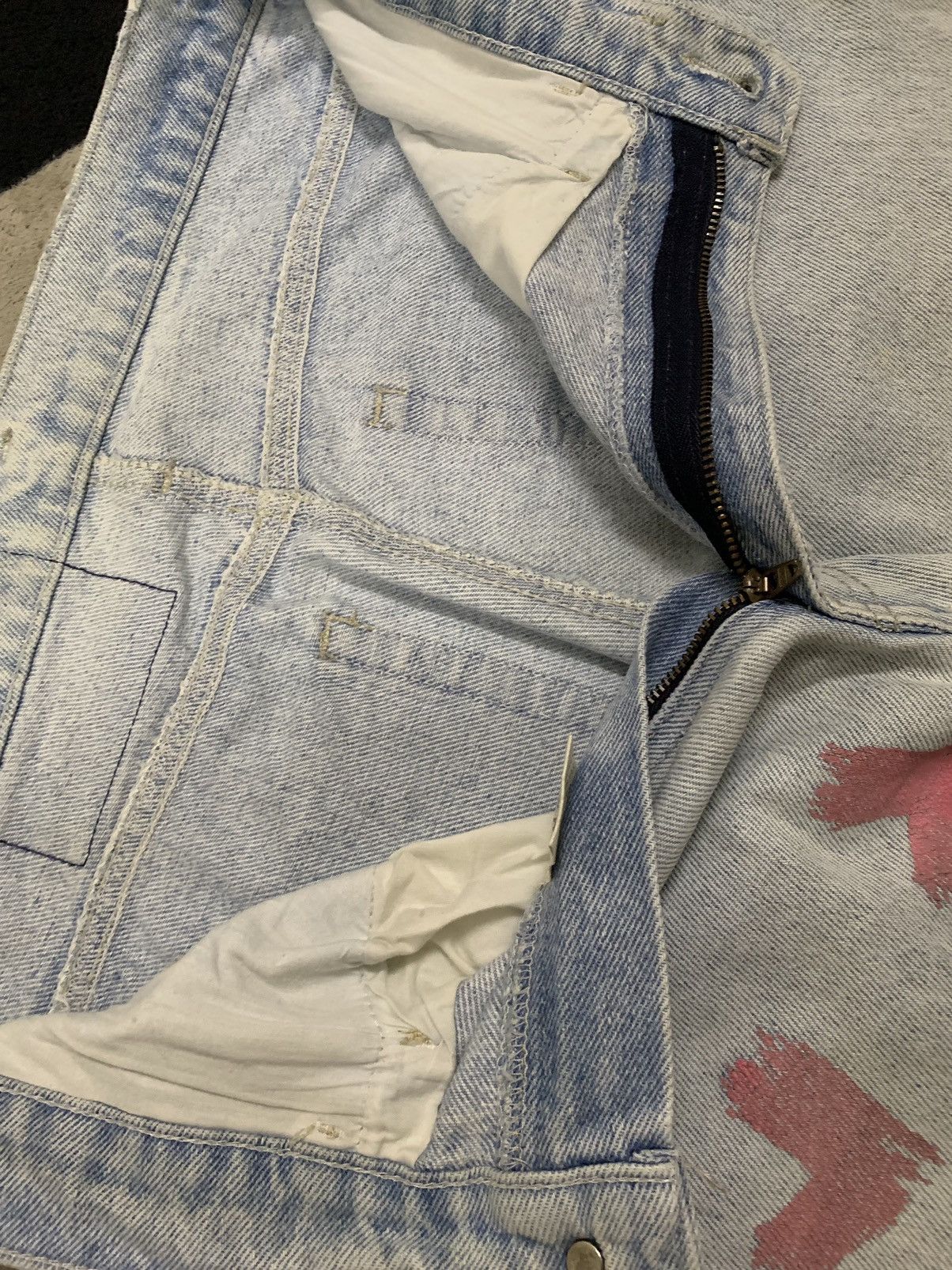 Ocean Pacific Vintage Y2K Ocean Pacific Imprinted Baggy Distressed Jeans Size US 30 / EU 46 - 20 Thumbnail