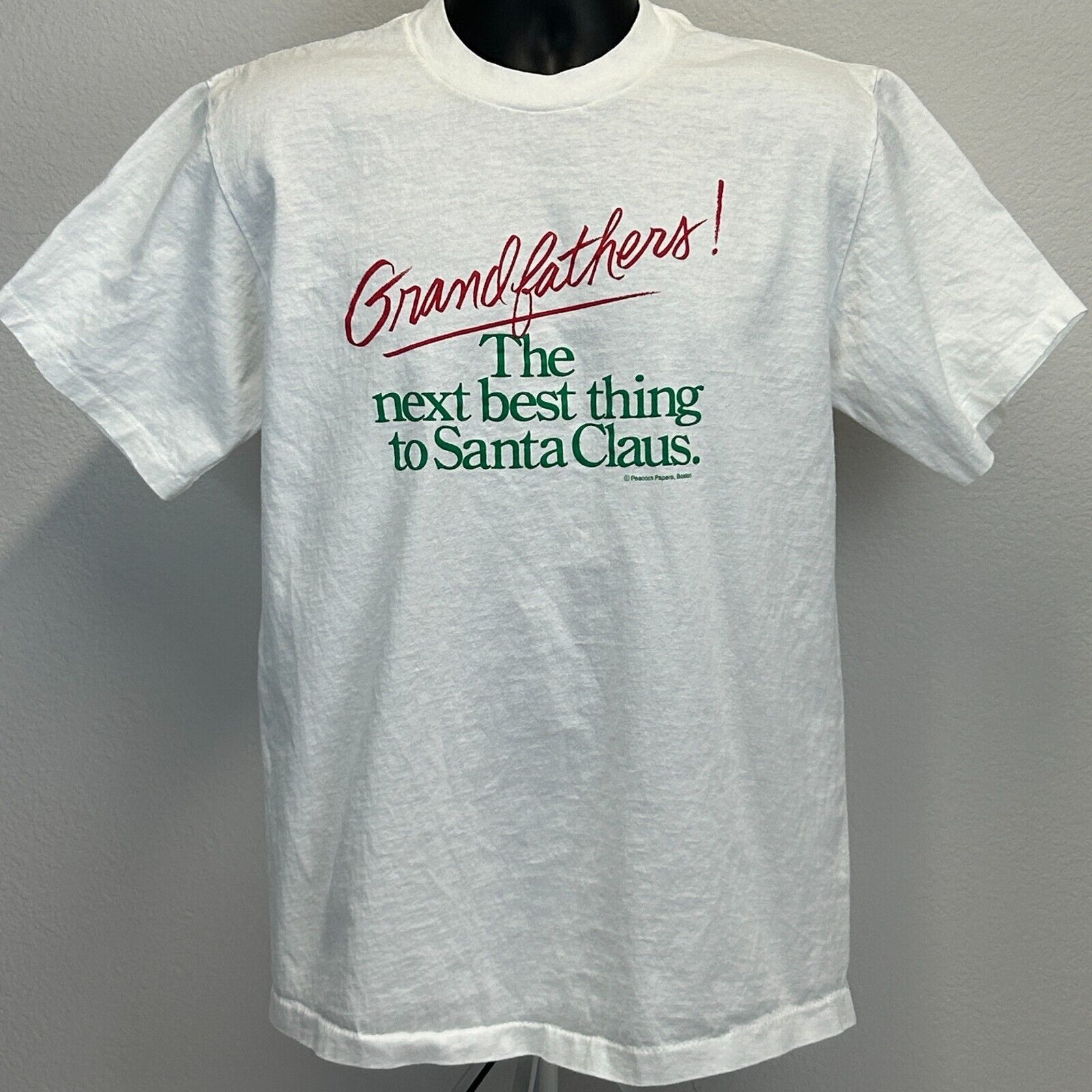 Vintage Vintage 90s Grandfather Christmas T Shirt Santa M Medium Size US M / EU 48-50 / 2 - 2 Thumbnail