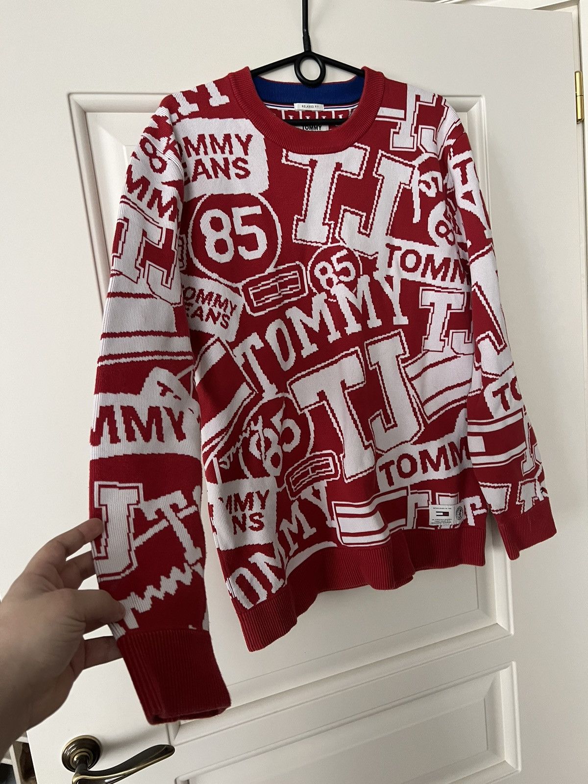 Tommy Hilfiger × Tommy Jeans Tommy Hilfiger Knit Sweatshirt Size US L / EU 52-54 / 3 - 7 Thumbnail