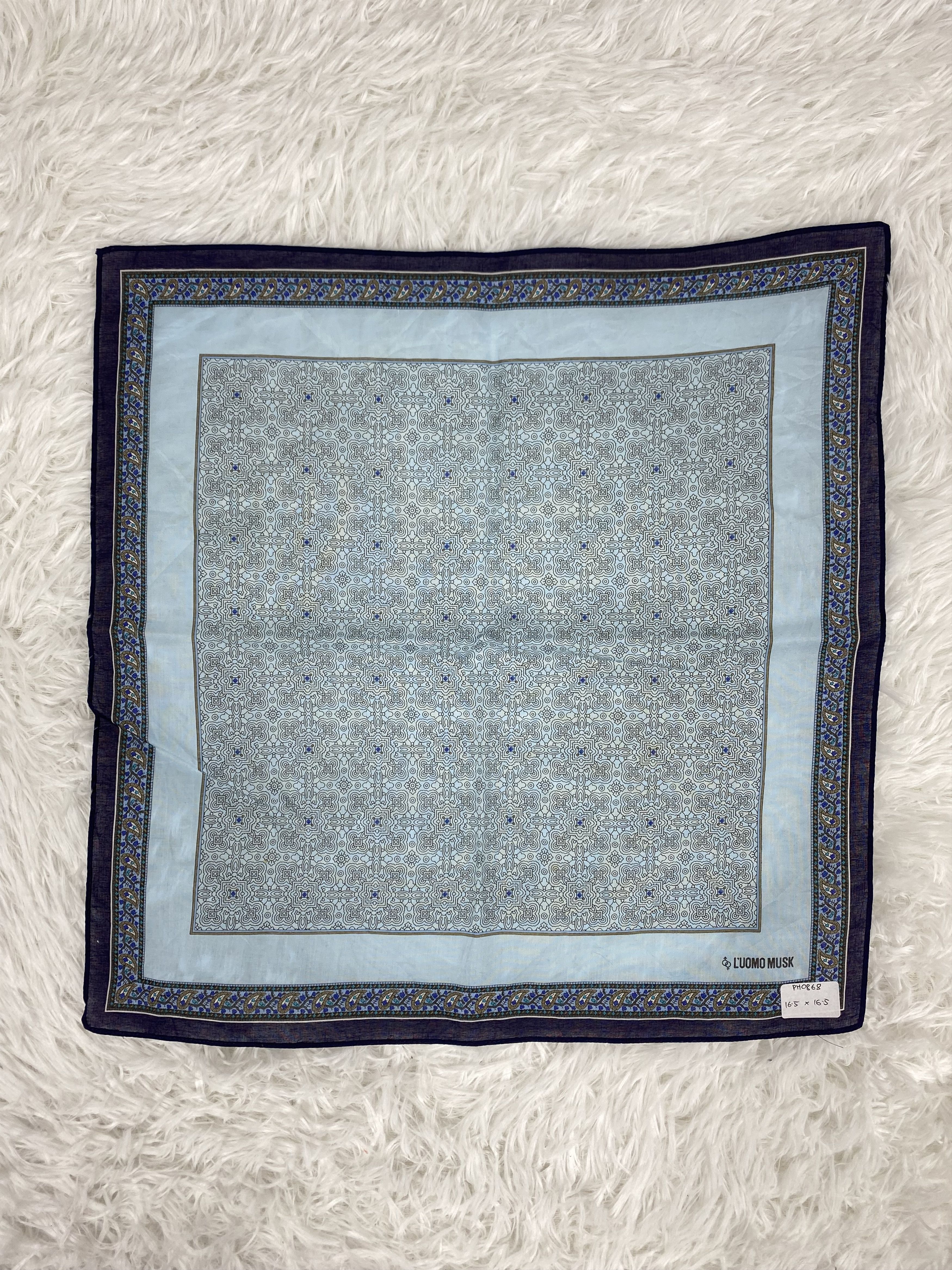 Vintage Vintage L'oumo Musk Handkerchief Neckerchief PH0868 Size ONE SIZE - 3 Thumbnail