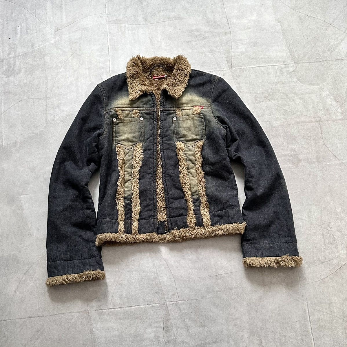 Hysteric Glamour × Undercover Punk LGB If Six Was Nine Fur Jacket Rick Owens Style Size L / US 10 / IT 46 - 1 Thumbnail