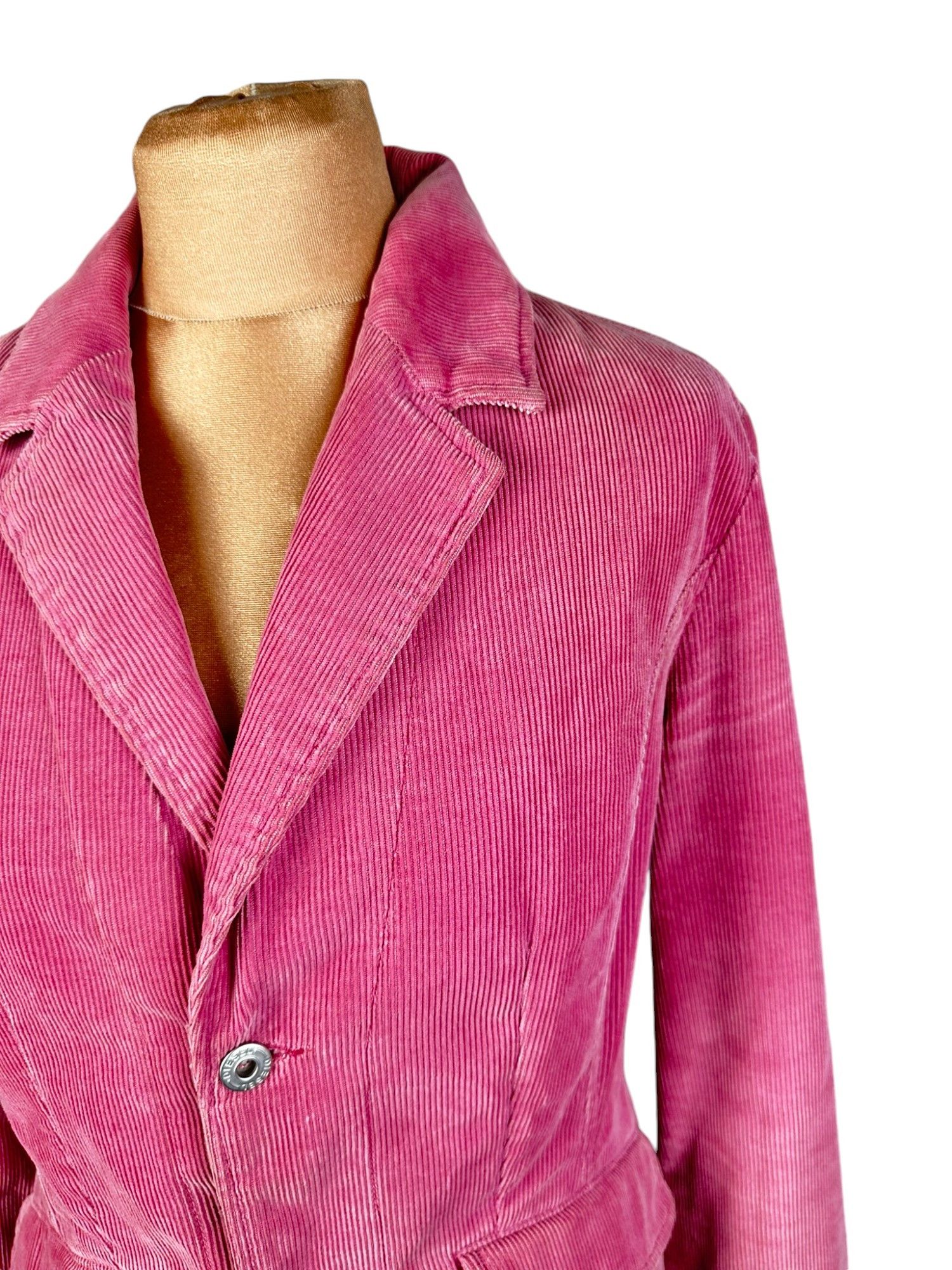 Designer × Diesel × Vintage Vintage Y2k Diesel Corduroy Elegant Oldmoney Blazer Size L / US 10 / IT 46 - 4 Thumbnail