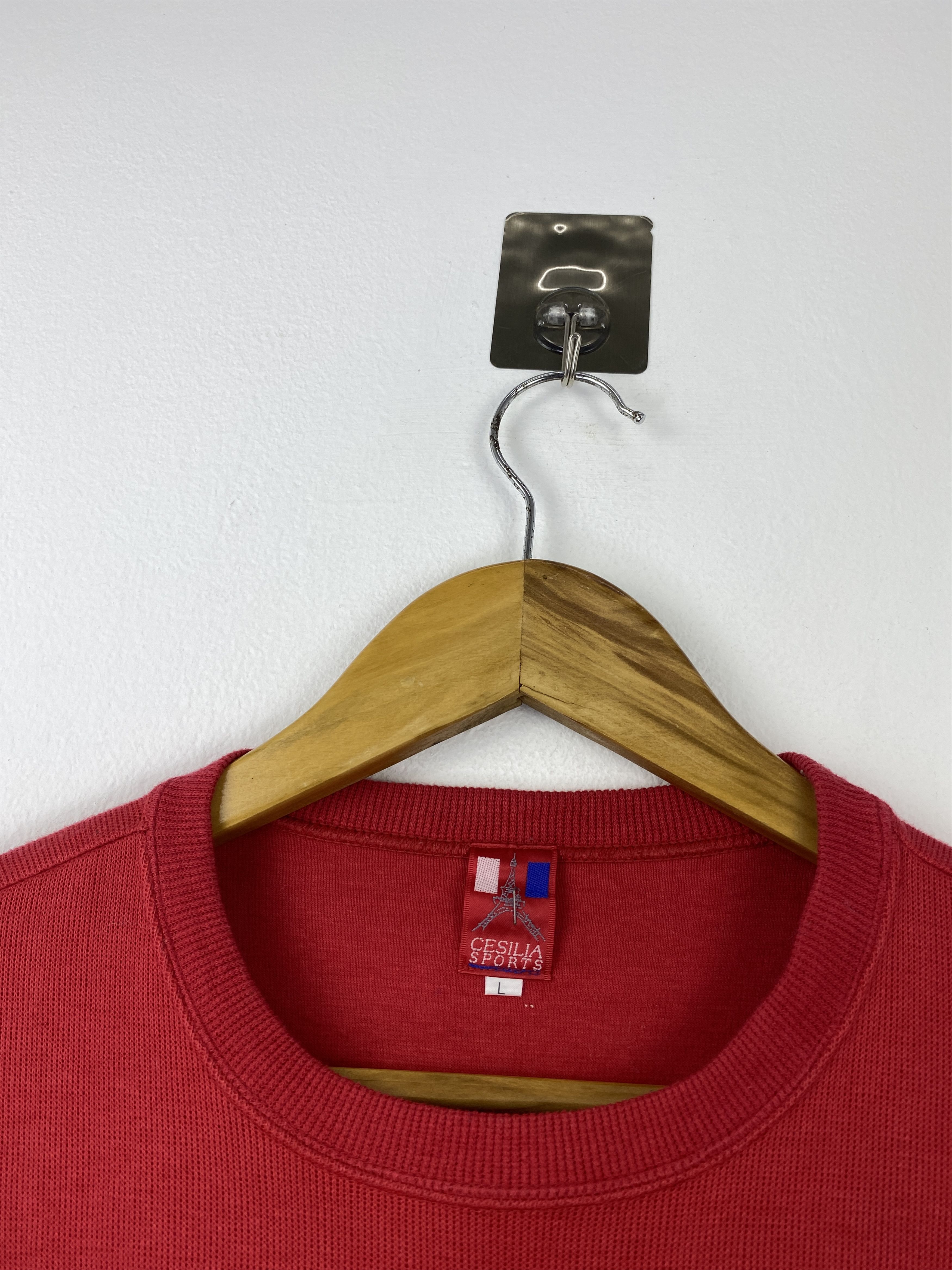 Vintage Vintage 90s Cesilia Sport Plain Crewneck Sweatshirt SH0536 Size US L / EU 52-54 / 3 - 8 Thumbnail