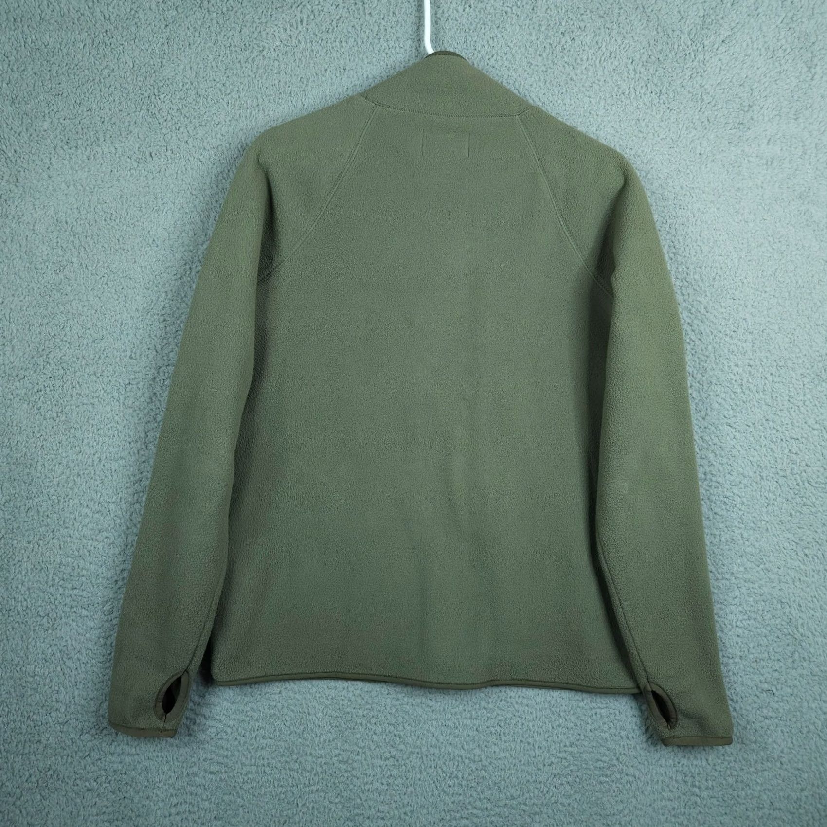 Madewell Madewell Jacket Women’s XS Fleece Olive Green Zip Logo Button Lining Polyester Solid Casual Outdoor Winter Mens No — Size XS / US 0-2 / IT 36-38 - 6 Thumbnail